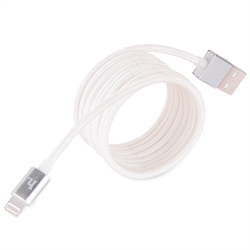 Кабель HOCO Lightning-USB Data Cable Metal Knitted для iPhone/ iPad 120cм - фото 8269