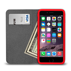 Чехол-книжка с отделением для карточек Ozaki O!coat 0.3 Aim+ для iPhone 6/6s - фото 8456