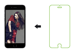 Защитное стекло Ainy Tempered Glass 2.5D для iPhone 6/6s plus с кристаликами (толщина 0.33 мм) - фото 8487