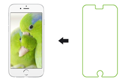 Защитное стекло Ainy Tempered Glass 2.5D 0.33mm для iPhone 6/6s с кристаликами (толщина 0.33 мм) - фото 8489