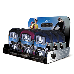 Чехол со встроенной портативной стерео-колонкой iLuv SP120 Sport с фиксатором - фото 8920