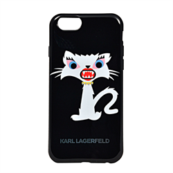Чехол-накладка Karl Lagerfeld для iPhone 6/6S Monster Choupette Hard Black - фото 8922
