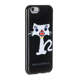 Чехол-накладка Karl Lagerfeld для iPhone 6/6S Monster Choupette Hard Black - фото 8923