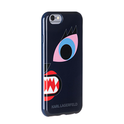 Чехол-накладка Karl Lagerfeld для iPhone 6/6S Monster Choupette Hard, Blue - фото 8927