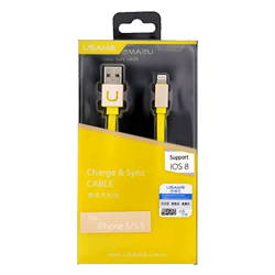 USB Кабель Lightning USAMS UС для iPhone 5/5S/5C/6/6Plus - фото 8940