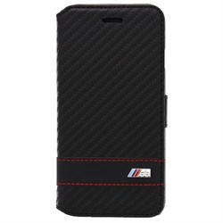 Чехол-книжка BMW для iPhone 6/6s M-Collection Booktype Carbon - фото 9045