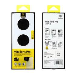 Объектив Baseus Mini Lens Fisheye+Wide+Macro универсальные (комплект 3 в 1) - фото 9274