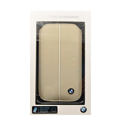 Чехол-карман BMW для iPhone SE/5/5s Signature Sleeve с язычком, нат. кожа - фото 9331