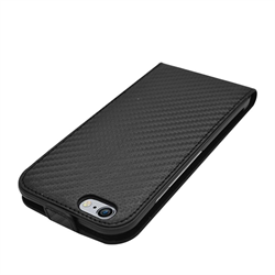 Чехол-флип BMW для iPhone 6/6s M-Collection Flip Carbon - фото 9505