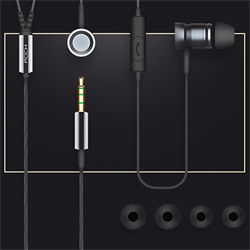 Наушники-вкладыши Rock Mula Stereo Earphone с гарнитурой и пультом - фото 9825