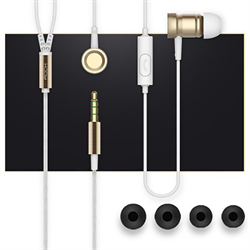 Наушники-вкладыши Rock Mula Stereo Earphone с гарнитурой и пультом - фото 9826