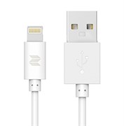 Кабель Rock Usb-Lightning MFI Plastic Charge &amp;amp; Sync Round Cable RCB0444 (Цвет: Белый)
