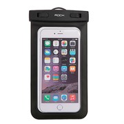 Влагозащищенный чехол Rock Waterproof Bag для смартфона универсальный (цвет: Черный)