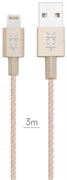 Кабель Mixberry Lightning-USB superlong (Цвет: Золотой)