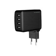 Сетевое зарядное устройство Mixberry 4.8A 4USB (Цвет: Чёрный)