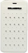 Чехол-книжка Karl Lagerfeld для iPhone 6/6s plus Trendy Booktype White (Цвет: Белый)