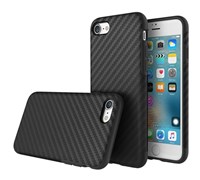 Чехол-накладка Rock Origin Series (Textured) карбон для iPhone 7/8 (Цвет: Чёрный)