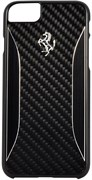 Чехол-накладка Ferrari для iPhone 7/8 GT Experience Hard Carbon-Aluminium , Цвет «Черный» (FERCHCP7BK)