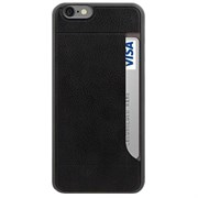 Чехол-накладка Ozaki + Pocket для iPhone 6/6s plus с дополнительным отделением Цвет: Чёрный (OC597BK)