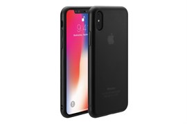 Чехол-накладка Just Mobile TENC для iPhone X (цвет прозрачно-черный)