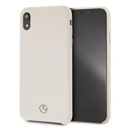 Чехол-Накладка Mercedes iPhone XR Silicone line Hard, "Beige" (MEHCI61SILBE)