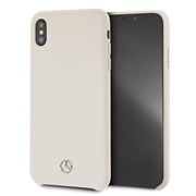 Чехол-Накладка Mercedes iPhone XS Max Silicone line Hard, "Beige" (MEHCI65SILBE)
