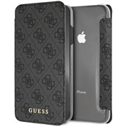 Чехол-Книжка Guess iPhone XS Max 4G Charms collection Booktype "Grey" (GUFLBKI65GF4GGR)