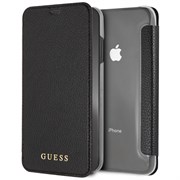 Чехол-Книжка Guess iPhone XS Max Iridescent Booktype, "Black" (GUFLBKI65GF4GGR)