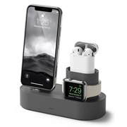 Док-станция Elago для AirPods 3-in-1 Charging hub (Серый) (EST-TRIO-DGY)