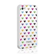 Чехол More Cubic Collection Heart для iPhone 4 4s