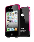 Бампер SGP Case Linear EX Meteor Soul Black для iPhone 4/4S 