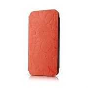 Чехол-книжка Gissar Flora Orange для iPhone 5