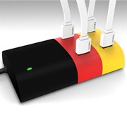 Хаб-адаптер питания сетевой 220В на 4USB 6A Remax