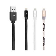Кабель для iPhone/iPad HOCO Leather Lightning Charging Cable, кожаный 100см