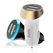 Адаптер питания автомобильный Hoco UC202 2.4А 2USB 