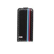 Чехол-флип BMW для iPhone 5C M-Collection Flip Carbon effect