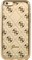 Чехол Guess для iPhone 6S 4G TRANSPARENT Hard TPU Gold (Цвет: Золотой)