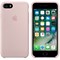 Оригинальный силиконовый чехол-накладка Apple для iPhone 7/8, цвет «розовый песок»  (MMX12ZM/A) - фото 17266