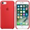 Оригинальный силиконовый чехол-накладка Apple для iPhone 7/8, цвет «(PRODUCT)RED»  (MMWN2ZM/A) - фото 17770