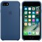 Оригинальный силиконовый чехол-накладка Apple для iPhone 7/8, цвет «глубокий синий»  ( MMWW2ZM/A ) - фото 17917