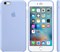 Оригинальный силиконовый чехол-накладка Apple для iPhone 6/6s Plus цвет «васильковый» (MM6A2ZM/A) - фото 19675