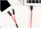 Кабель Remax Lightning-USB-microUSB Twins 100cм, цвет "красный" (RC-025t) - фото 22225