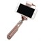 Монопод Noosy Night Sky Selfie Stick LED Light and Back Mirror (LED подсветка, зеркало, цвет "розовое золото") - BR13 - фото 22525