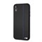 Чехол-Накладка BMW iPhone XR M-Collection Carbon inspiration Hard PU, "Black" (BMHCI61CAPNBK) - фото 24802