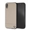Чехол-Накладка BMW iPhone XR Signature Logo imprint Hard Leather, "Taupe" (BMHCI61LLST)