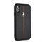 Чехол-Накладка Ferrari iPhone XR Heritage W Hard Leather, "Black" (FEHDEHCI61BK) - фото 24849