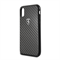 Чехол-Накладка Ferrari iPhone X/XS Heritage Real carbon Hard "Black" (FEHCAHCPXBK) - фото 24929