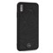 Чехол-Накладка Mercedes iPhone XS Max Twister Hard Leather, "Black" (MEPERHCI65QGLBK) - фото 25244