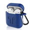 Чехол для AirPods силиконовый с карабином, Синий - фото 25385