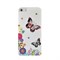 Пластиковый чехол со стразами Butterflys White для iPhone 5